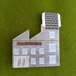 Edificios armables de cartón para maquetas