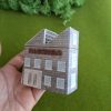 Edificios armables de cartón para maquetas