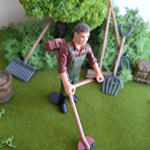 Granjero en miniatura