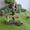 Granjero en miniatura
