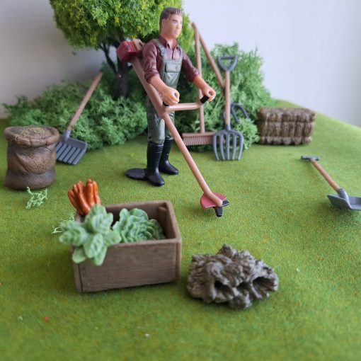 Granjero en miniatura
