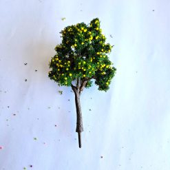 Árbol frutal amarillo para maquetas