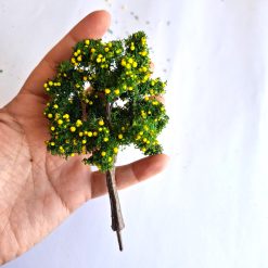 Árbol frutal amarillo para maquetas
