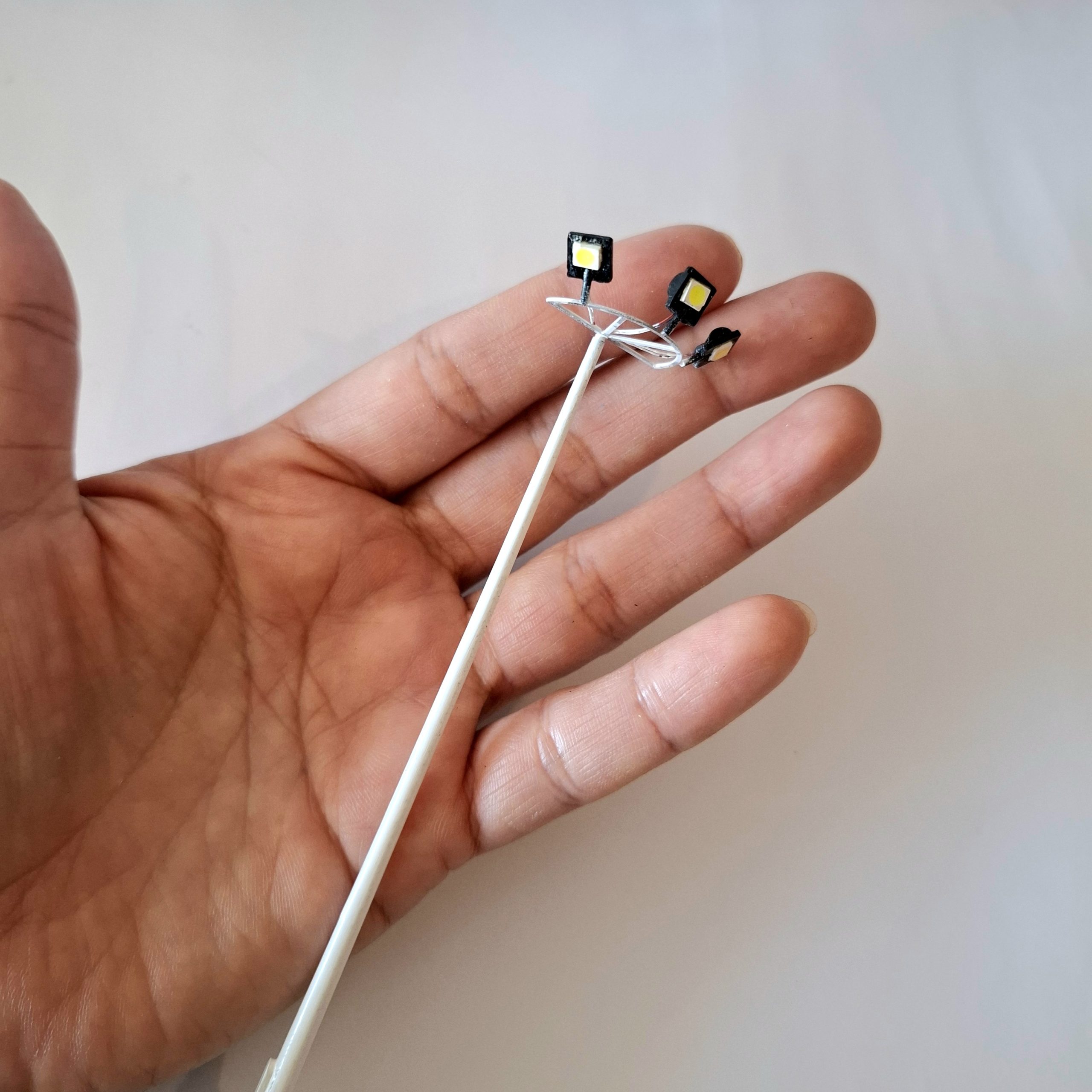 Luminaria para estadio a escala 1:87