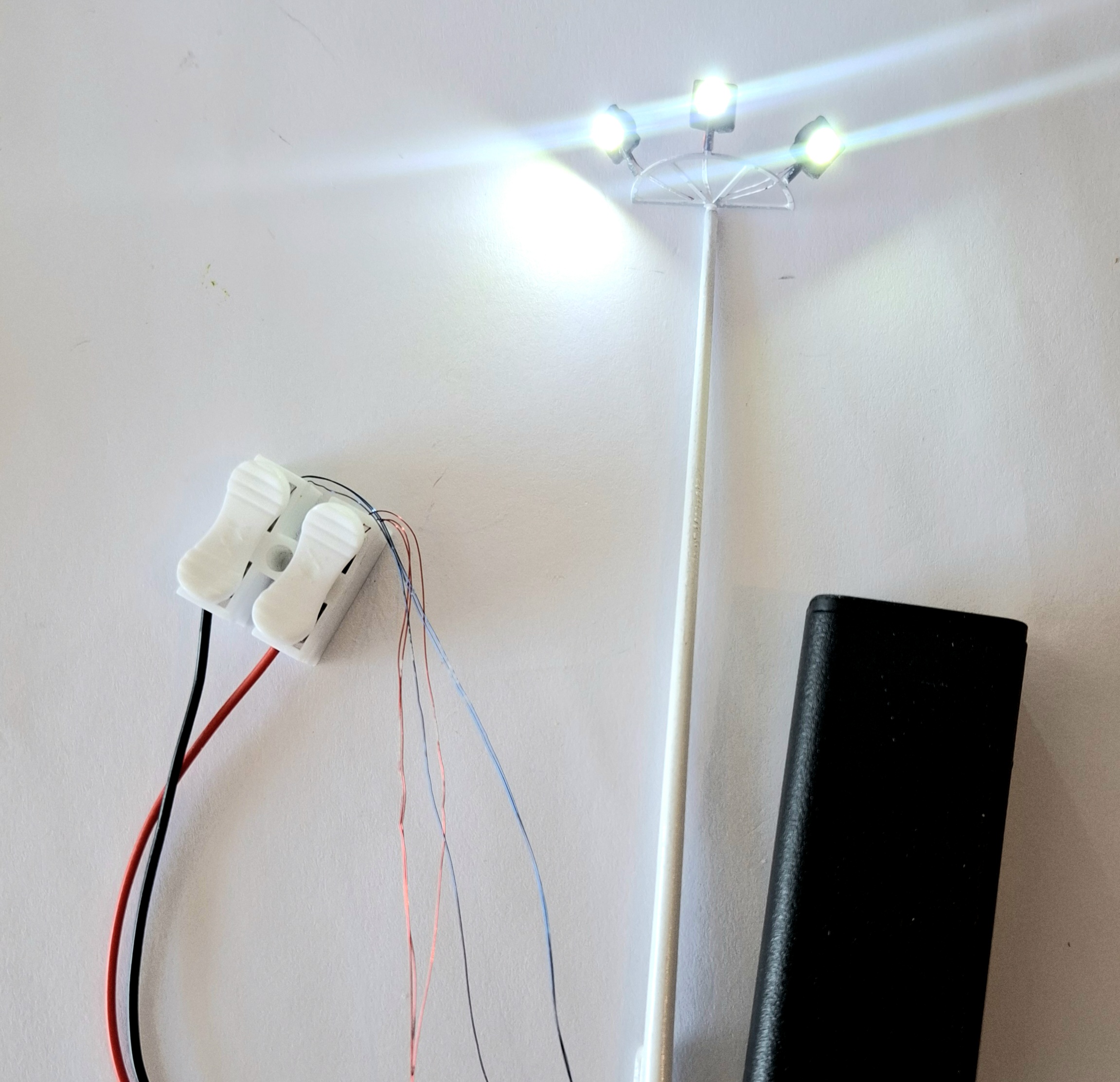 Luminaria para estadio a escala 1:87