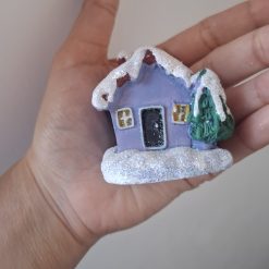 Casa de navidad en miniatura