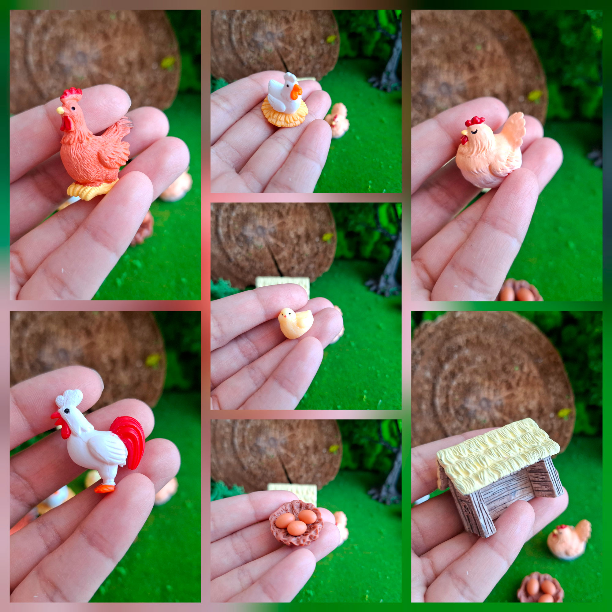 Gallinero en miniatura