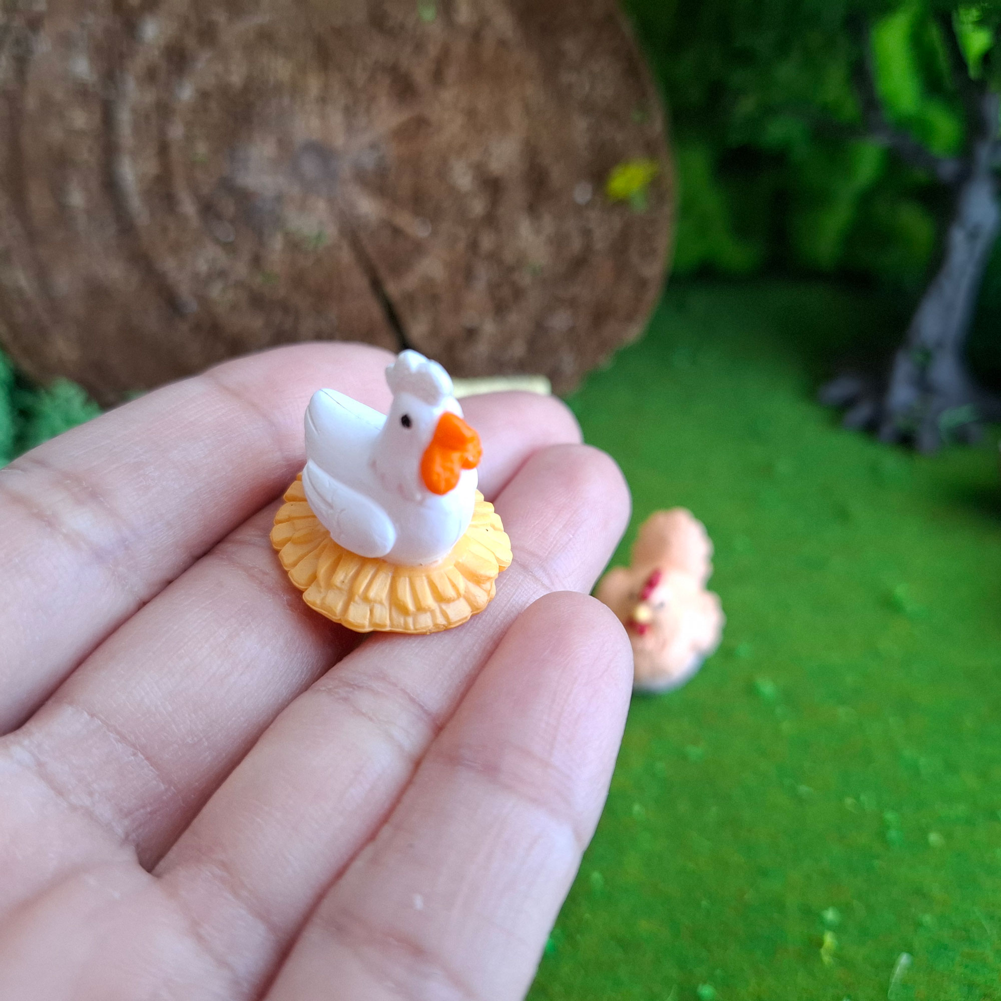 Gallina en miniatura