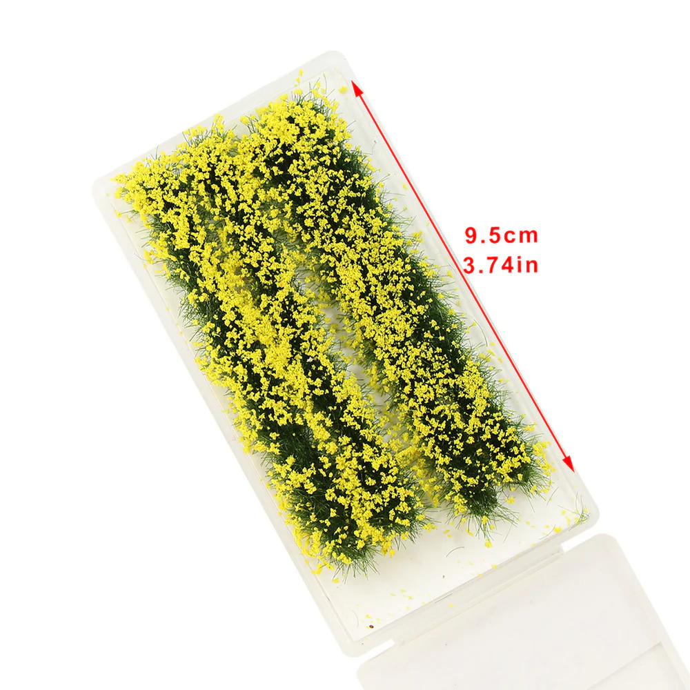 Arbustos con flores amarillas para maquetas